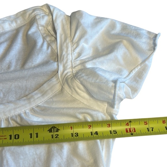 Women White fitted cotton t shirt,M/L scoop,logo,Coors  Light , coastal,festival - Picture 9 of 9